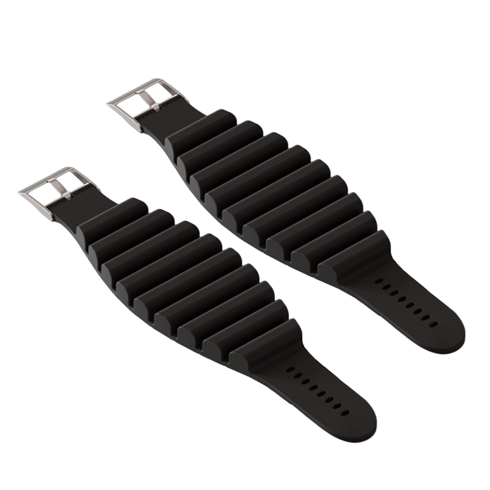 Fasce da polso e caviglia in silicone, design antiscivolo per allenamento fitness, corsa, palestra, antiscivolo, ponderate, in silicone, per polsi e caviglie, design stabile durante l'allenamento ad