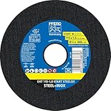 Le haut rendement du disque de tronçonnage pour l’acier et l’acier inoxydable permet d’atteindre une cadence de travail rapide