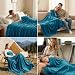 CozyLux Kuscheldecke Flauschig Decke 150x200 - XL Flanell Kuscheldecke 150x200, Weiche Sofa Decke, Warme Fleecedecke Wohndecke für 4 Jahreszeiten, Leicht Sofa Überwurf, Blanket 150x200 cm, Türkis