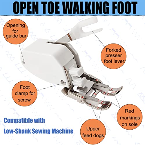 Pie de máquina de coser Open Toe Walking Foot miniatura 2