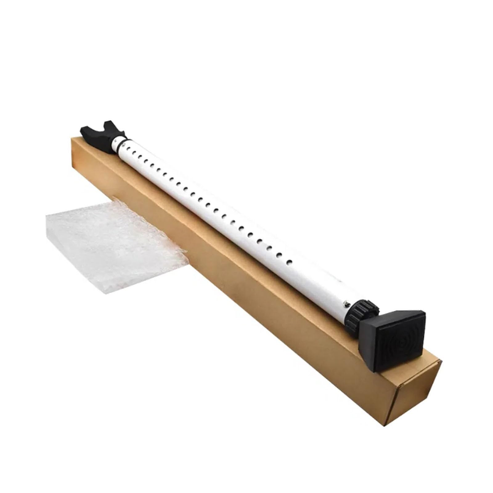 Barre de sécurité pour porte de terrasse coulissante, barre de sécurité réglable en 2 étapes pour portes de terrasse coulissantes, bloqueur de porte antivol pour la maison, les voyages, les
