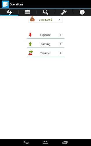 myMoney - Gestion des dépenses – vue 2
