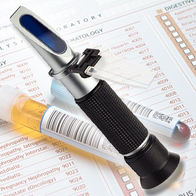 OCS.tec Refraktometr weterynarz serum białko mocz krew R05