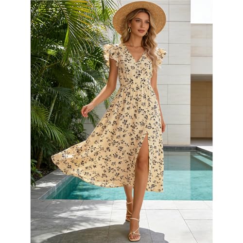 Image of Strappy Flat Sandals for Women Comfortable Open Square Toe Slingback Sandals Dressy Beach Thong Flip Flop Slides Sandals