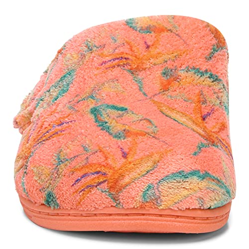 Vionic Gemma - Orthaheel Orthotic Slipper Papaya Tropical - 10 Medium #TOP4