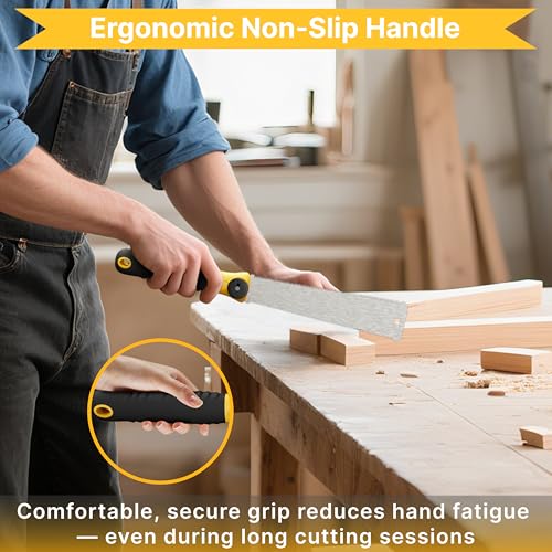 Image of GARTOL 4-Piece Miter Box and Japanese Pull Saw Set, Mini Hand Saw with 3 Replaceable Blades, Precise 45 /90 Angle Cutting Tool for Baseboard, Trim, Picture Frames & DIY Woodworking