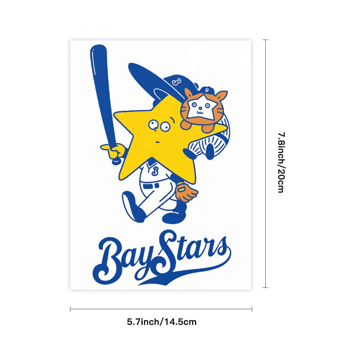 Amazon.co.jp: クリスタルステッカー 横浜ベイスターズ 人気 Logo