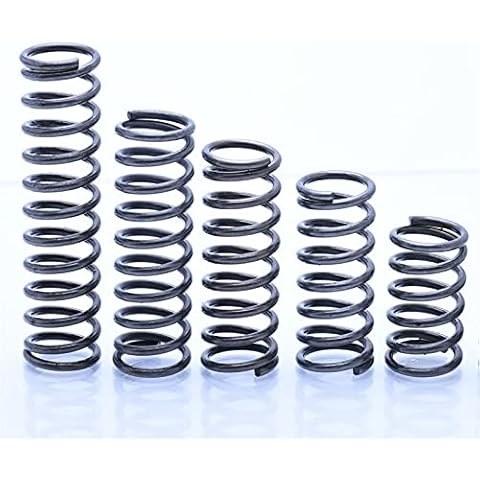 Liseal 2PCS Metal Coil Compression Spring,2mm Wire Diameter*24mm Out Diameter*(60-200) mm Length (Size : 2x24x90mm) Cover