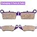 ECCPP Brake Pads for KAWASAKI KX250 KX250F 2004-2018, KX450F 2006-2020, KLX450R 2008-2018 for SUZUKI RM-Z 250 RM-Z 450 2004-2020, RMX450 10-15 for Yamaha YZ125 YZ250 WR450, Front and Rear Brake Pads