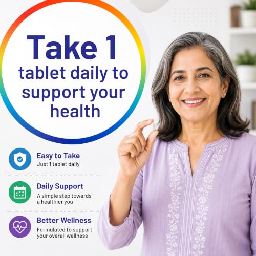 Image of Pure Nutrition Multivitamin for Women 50+ | Multivitamin Tablets with Zinc, Iron & Magnesium | 50 Plus Senior Adult Formula | Supports Heart, Brain, Bone & Joint Health | 60 Veg Tablets