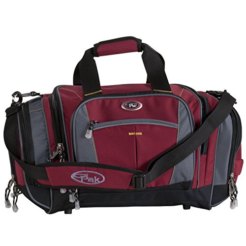 CALPAK Silver Lake Solid 22-inch Carry-on Duffel Bag, Deep Red, One Size
