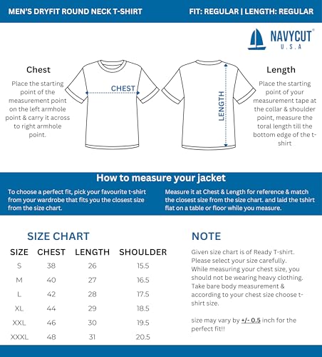 Image of Men's Regular Fit Quick-Dry Active T-Shirt for Gym & Sports - Stylish, Comfortable, and Perfect for Workouts & Everyday Wear