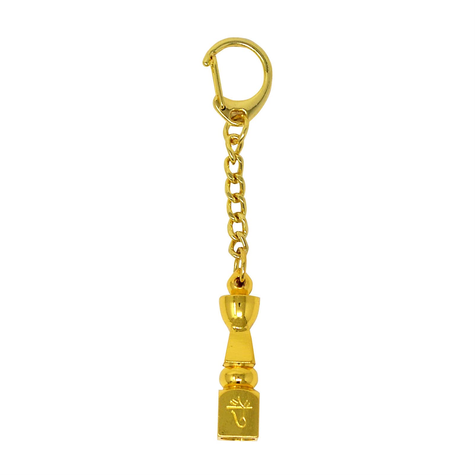 GoodyougeFive Element Chinese Pagoda Feng Shui Key Chain Brand Brass Metal Keychains