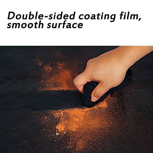 Tela de sombra de lona negra impermeable 3x4m de plástico para lluvia 6