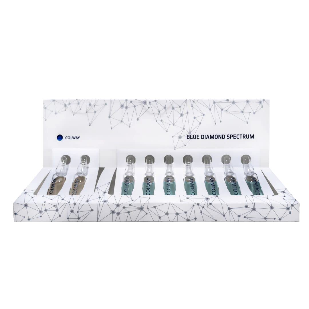Blue Line Diamond Spectrum Vials | Non-invasive face lifting - 9 Days Treatment!