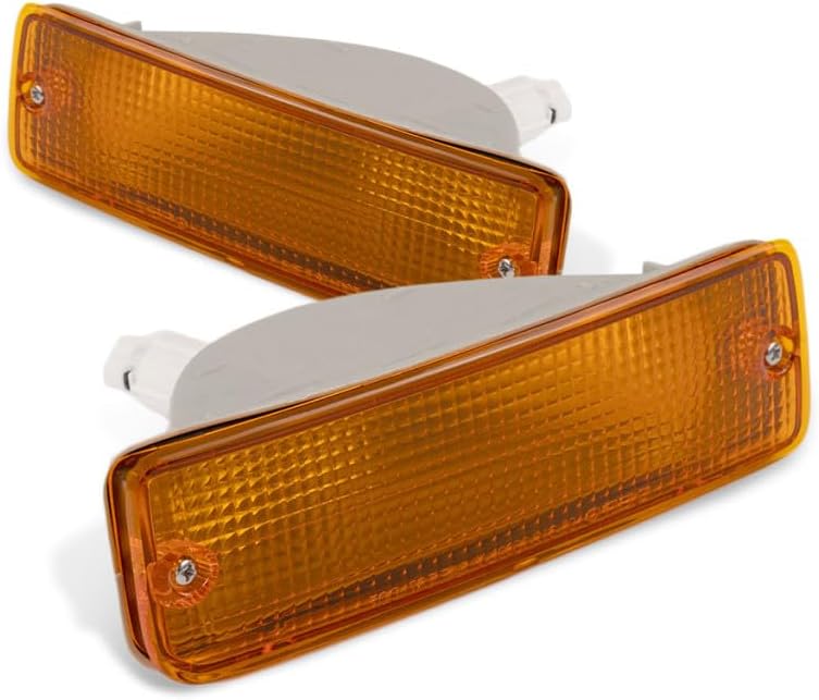 CarLights360 For Toyota Pickup 2/4WD 1989 90 91 92 93 94 1995/4Runner 1990 1991 Signal Light Assembly Pair Set Driver and Passenger Side TO2520105 TO2521107