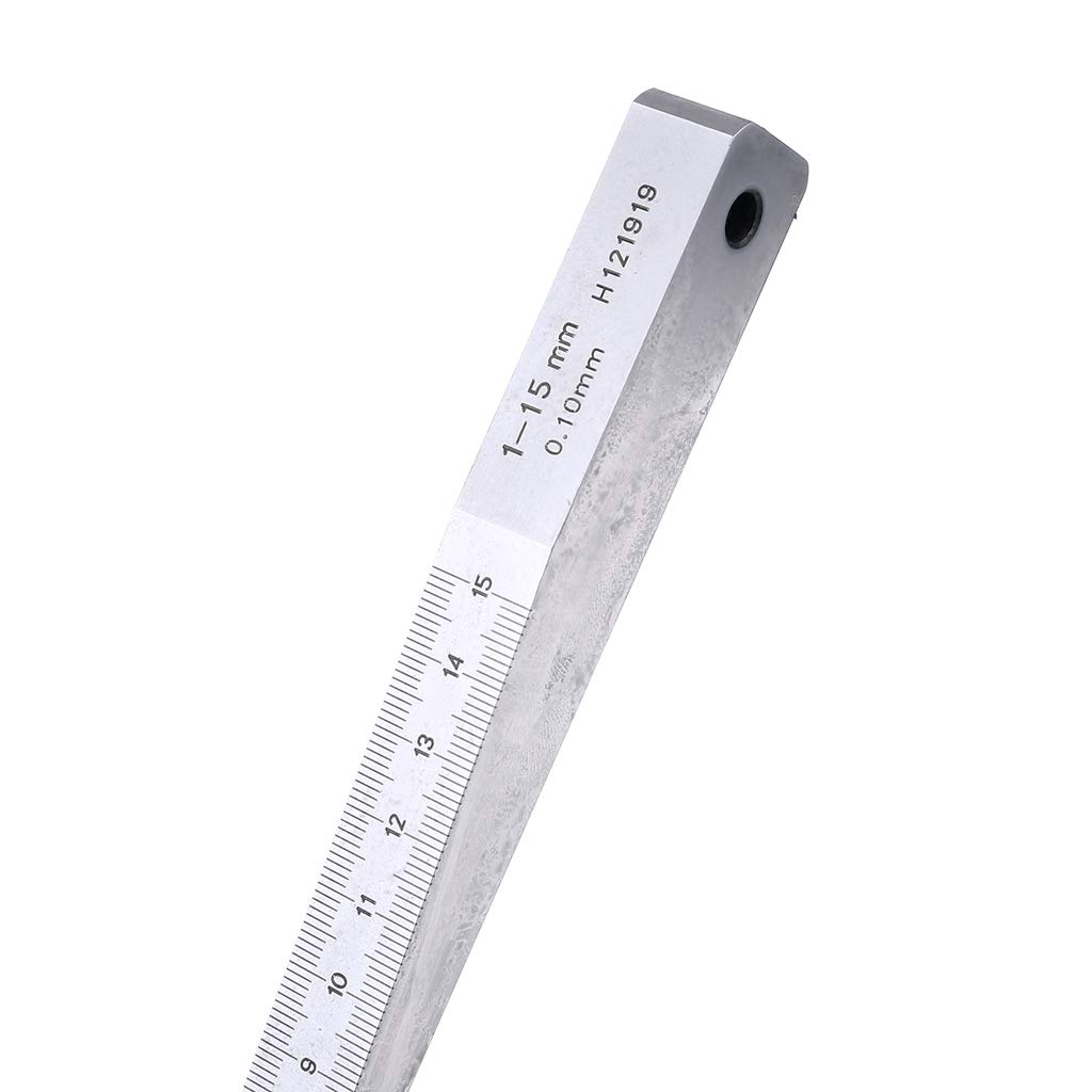 Calibro Conico Calibro di Saldatura Spessimetro a Cuneo Spessimetro Spessimetro a Cuneo Strumento di Misura del Foro 1-15mm 0,5-10mm 0,4-6mm