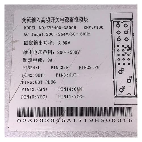 Module EVR400-3500B de 3,5 kW à tension variable de 200V à 530V - 3