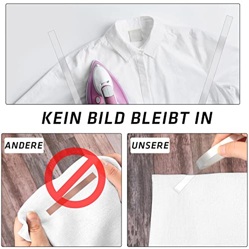 Zonon 4 Stück 108 Fuß Wärmebänder für Wärmepresse Klar Wärmeübertragung Klebeband Sublimation Hitzebeständig Temperatur Band für Elektronik Druck DIY Handwerk (4 Stücke, 10 mm)