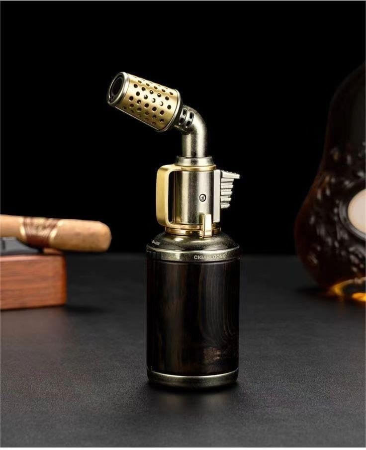 防風ブルーフレーム直火ライター大容量ライター詰め替えガスライター多目的ライター（ブタンは含まれていません）(S)