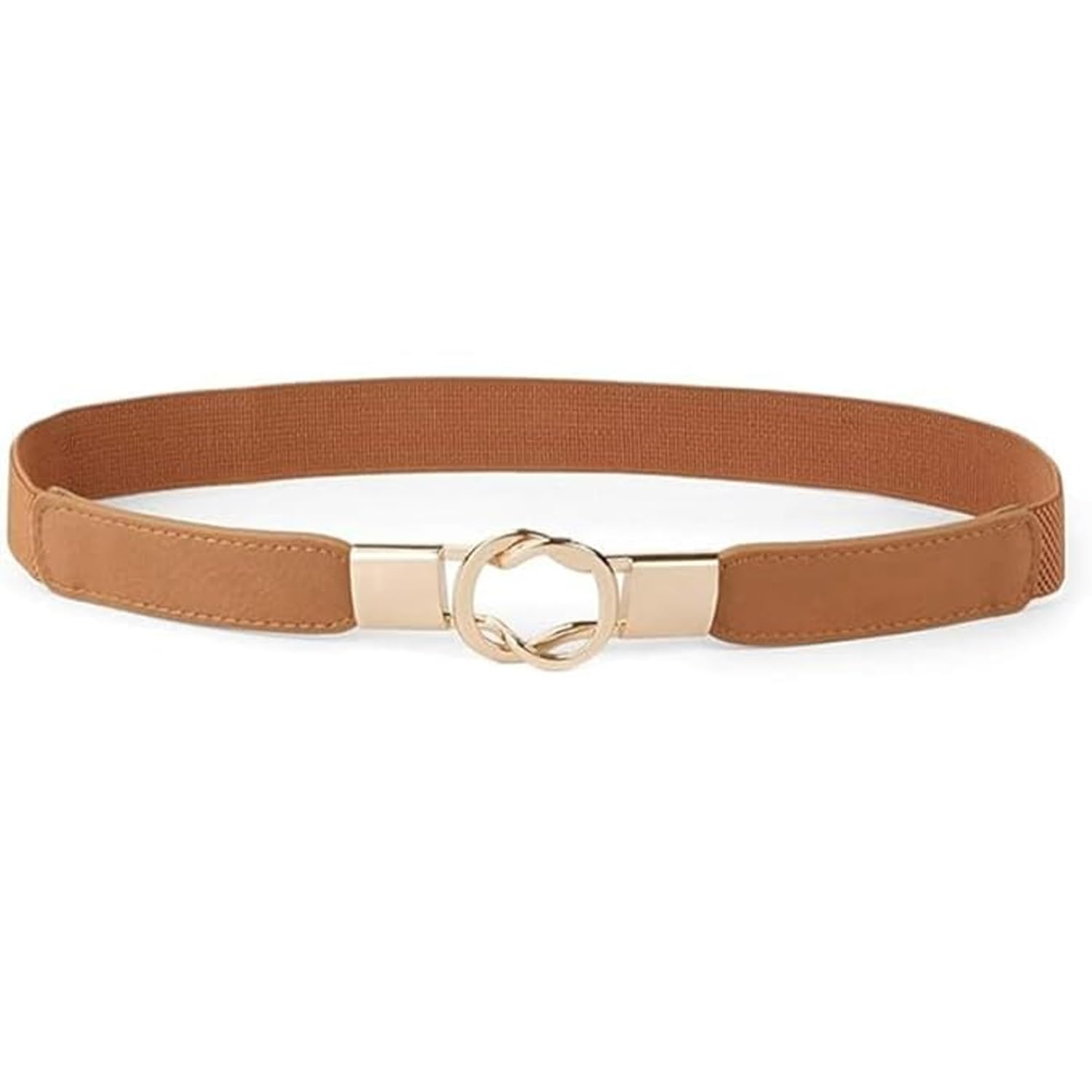F Dream Women Skinny Belt for Dresses Retro Stretch Ladies Waist Belt Plus Size (Brown) (B0CMDF2J7P) Amazon Price History, Amazon Price Tracker