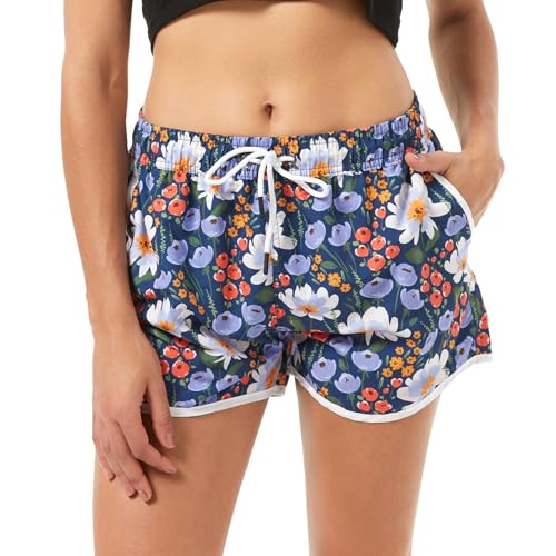 riemot Badeshorts Damen Schnelltrocknend, Strandshorts mit Elastischem...