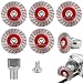 5PCS 1.57" Diamond Saw Blades Set, Mini Diamond Saw Blades for Stone, Ceramic, Glass and Tile, Precision Circular Saw Blades for Carving, Grinding, Cutting and Craft Projects with Mandrel