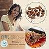 Pack of 12 Mini Cornucopia Baskets by Factory Direct Craft - Horn of Plenty Thanksgiving Table Placecard Favors for Fall Displays and Autumn Decorations (4 Inches Long) #1