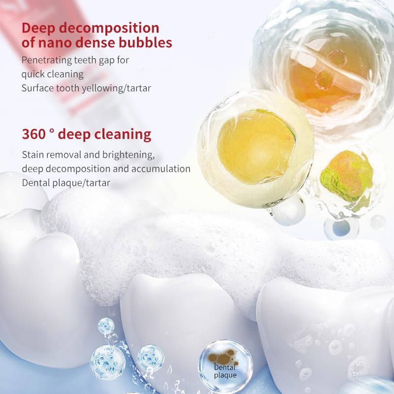 Miniatura 4 de SP-8 Probiotics Pasta de dientes blanqueadora - Probióticos para blanquear los dientes y la salud de las encías - Seguro para esmalte, sin flúor,