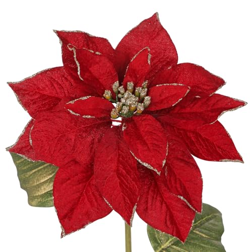 Briful Sparkling Christmas Poinsettia