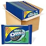 OREO Mint Flavored Creme Chocolate Sandwich Cookies, Family Size, 12 - 20 oz Packs