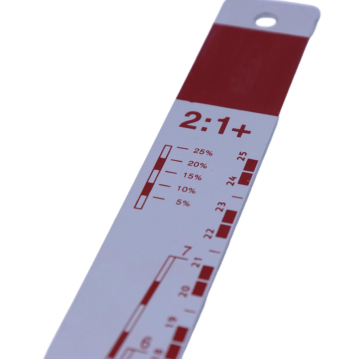 Righello per proporzioni di vernice 32 cm per miscelazione colori acrilici, a base d'acqua e olio