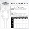CityComfort Mens Hoodies - Super Soft Fluffy Hoodie Pullover for Men and Teenagers - M-3XL Fleece Lounge Wear - Gifts for Him (Grey, 2XL) #5