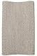 Meyco 2763081 2-Keil Wickelauflagenbezug Wickelkissenüberzug gestrickt 100% Baumwolle 45x70cm RELIEF MIXED Sand