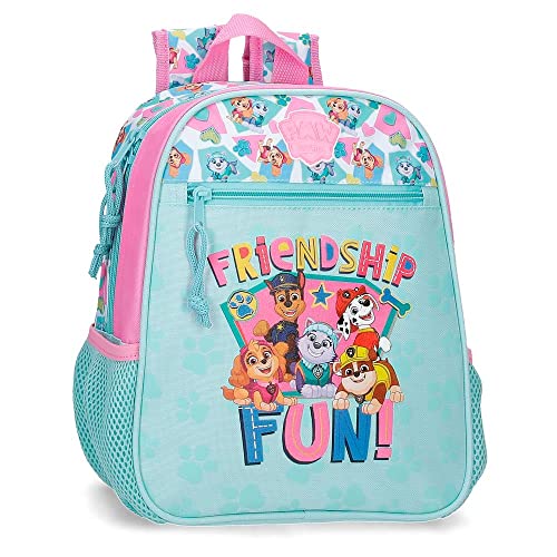 Paw Patrol Patrulla Canina Friendship fun Mochila Preescolar Azul 23x28x10 cms Poliéster 6,44L