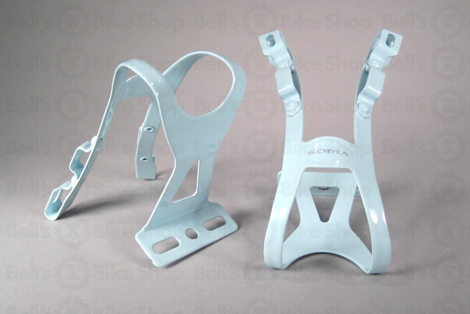 Soma Oppy XX 2-Strap Toe Clips Light Blue L/XL Pair Track Fixed Road Bike