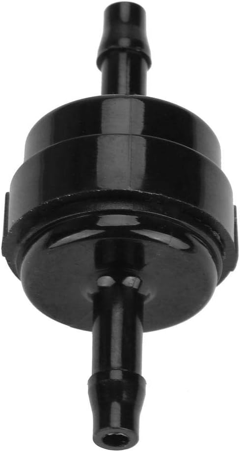 Garosa Check Valve 1/4" One Way Air Check Valve Non Return Inline Check Valve Plastic Spring Check Valve for Fuel Gas Liquid Air(1/4")
