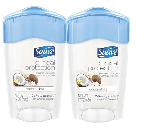 Suave Clinical Antiperspirant Deodorant, Coconut Kiss, 1.7 oz(2 Pack, Packaging