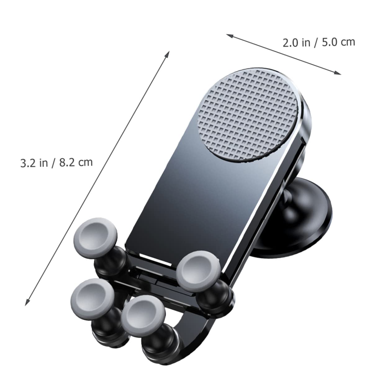 Housoutil Supporto Per Telefono Estensibile Facile Da Installare 3 Pezzi Per Parabrezza Auto Rotazione A 360°