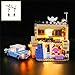 Produktbild QJXF USB Light Set Kompatibel mit Lego Harry Potter 4 Ligusterweg 75968, LED-Licht-Kit für (4 Privet Drive) Bausteine Model (Nicht im Lieferumfang enthalten Modell)