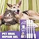 4 Stück Pet Oral Repair Gel,Petsmile,Haustier Zahnreinigungsstift,Zahngel füR Haustiere,füR Reinigungsstift FüR Haustier-ZahnbüRsten zur BekäMpfung Von Zahnstein,Gel füR Mundpflege Von Haustieren