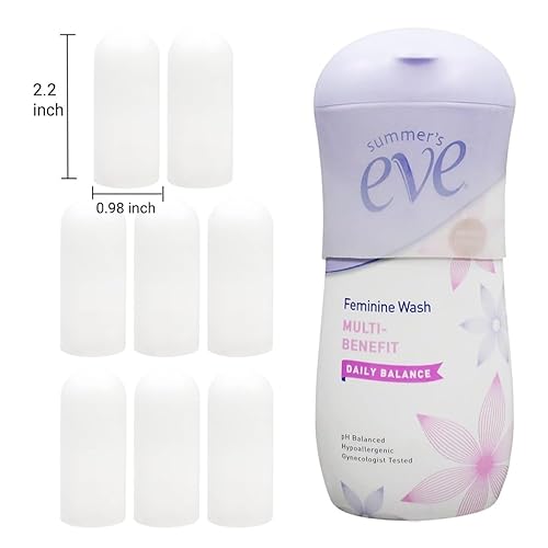 Miniatura 8 de Paquete de 8 fundas de silicona para botellas, artículos esenciales de viaje para mujeres y hombres, artículos de tocador de tamaño de viaje,