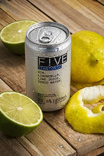 Gin Tonic FIVE Lata 220ml