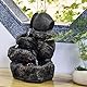 Zen’Light SCFR153 Nivello Brunnen, Natur, grau, Stein 25 x 19 x 31 cm, Kastanie