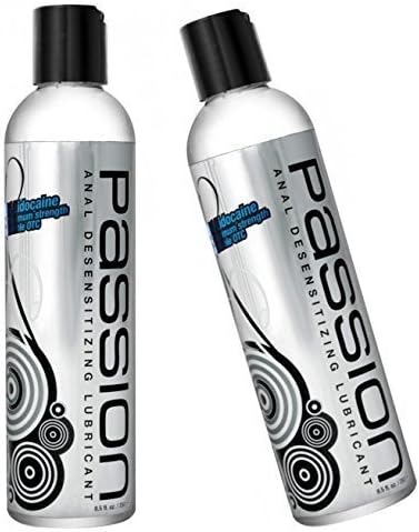 Passion Max Strength Anal Desensitizing Lube - 8.25 Oz(2 Pack Deal) by Passion Lubricants