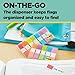 Post-it Flags 683-5CF, 5 Colors, 0.47 inch x 1.70 inch, Set of 2, 200 Total Flags