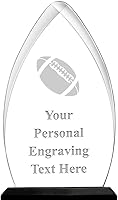Vista 1 de Premio de acrílico de fútbol, 6.75 "H Premio de fútbol personalizado con grabado personalizado