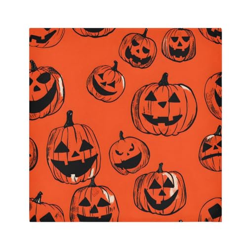 Servilletas de Tela Halloween Calabaza Multicolor Pack 6 miniatura 1