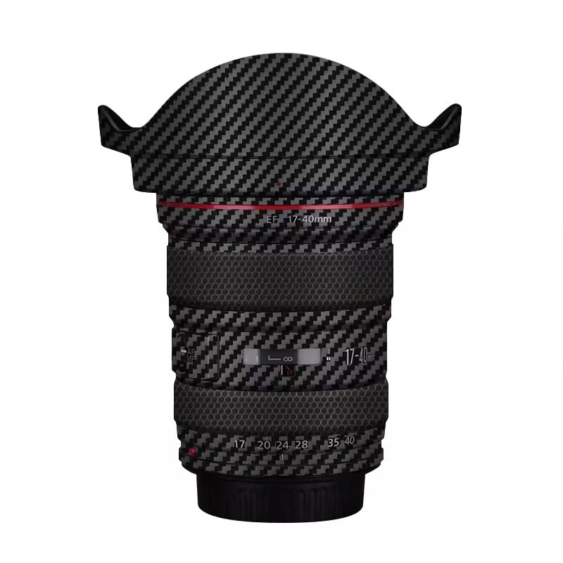 Lot de 4 capuchons EF 17-40 protection objectif Canon de voyage en fibre de carbone