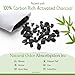 bmbu Charcoal Shoe Deodorizers - Activated Natural Bamboo Air Purifying Bag Insert for Sneakers Oder Eliminator Mini Bags -Absorber/Freshener for Gym Bag,Drawer,Closet,Car,Home, Cat Litter